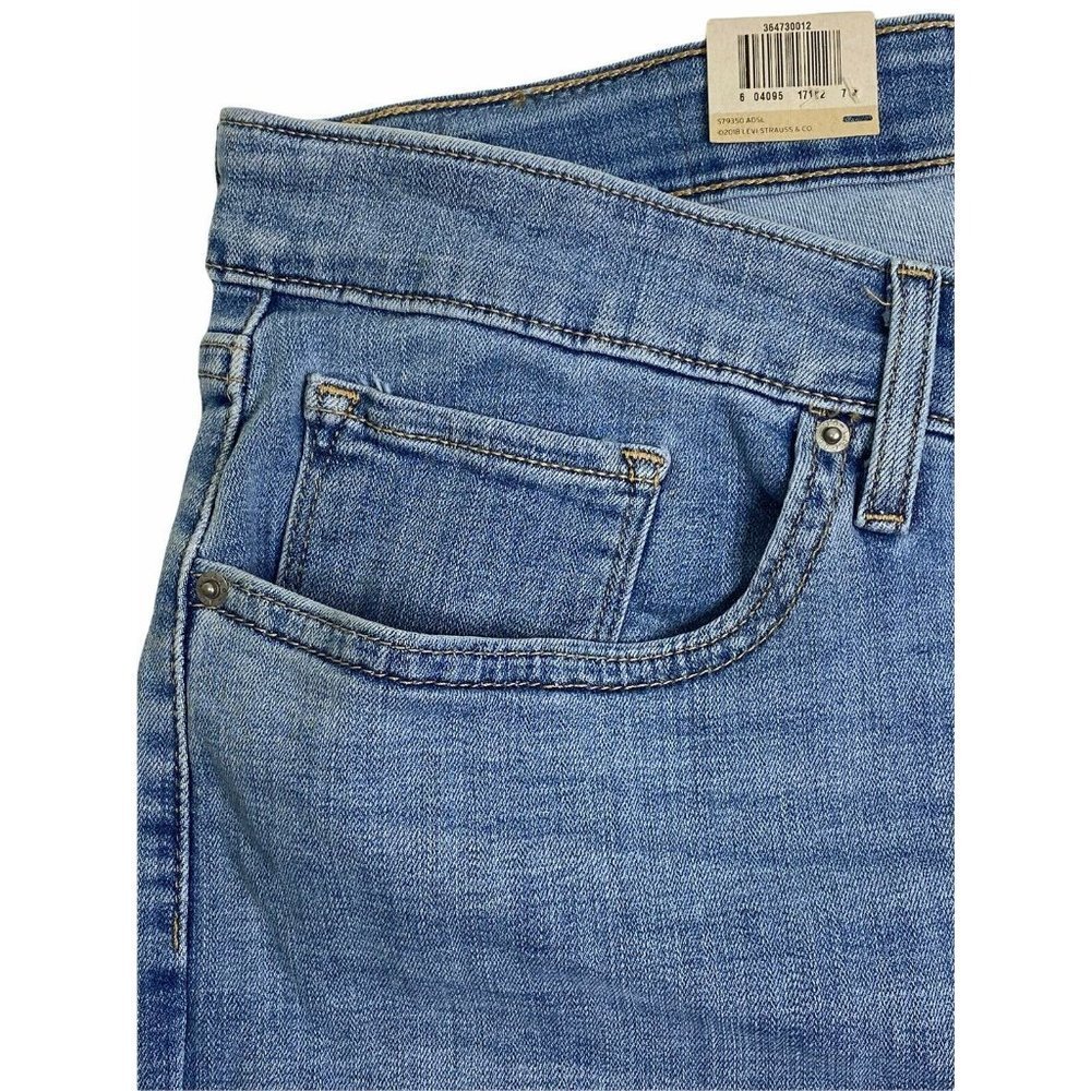 Levi's Women's Plus 711 Skinny Ankle Mid Rise Blue Slim Jeans Size 22W - Picture 4 of 12
